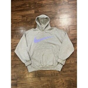 Vintage Nike Made In USA Center Swoosh Hoodie Size Large